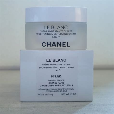 chanel le blanc txc|Chanel le blanc creme.